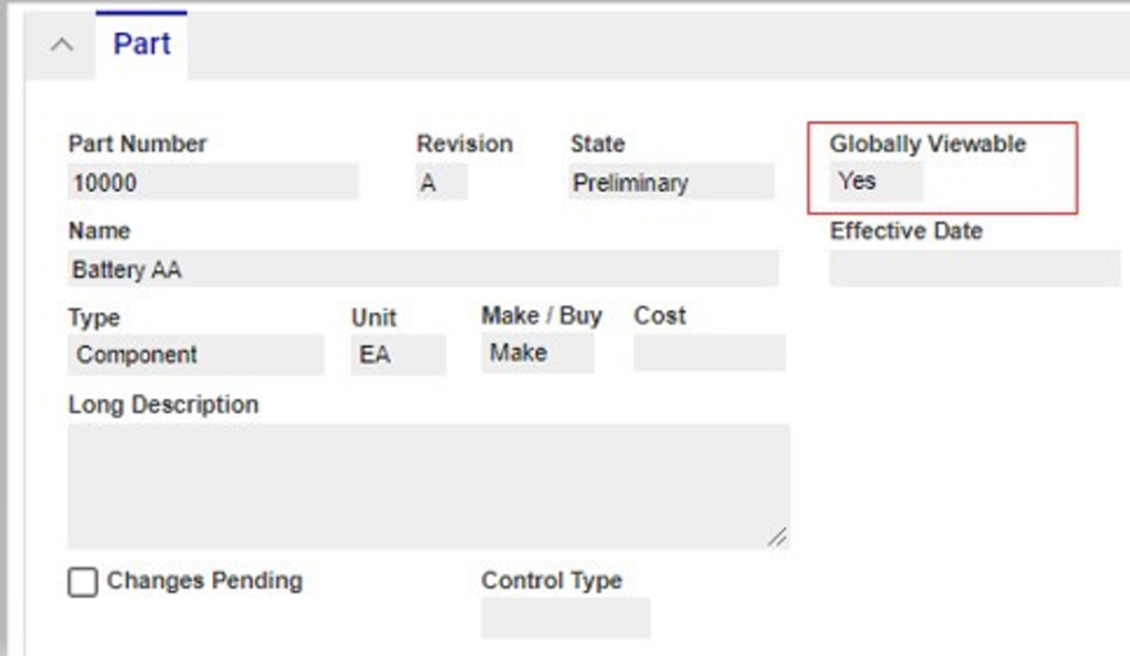 Globally Viewable Data